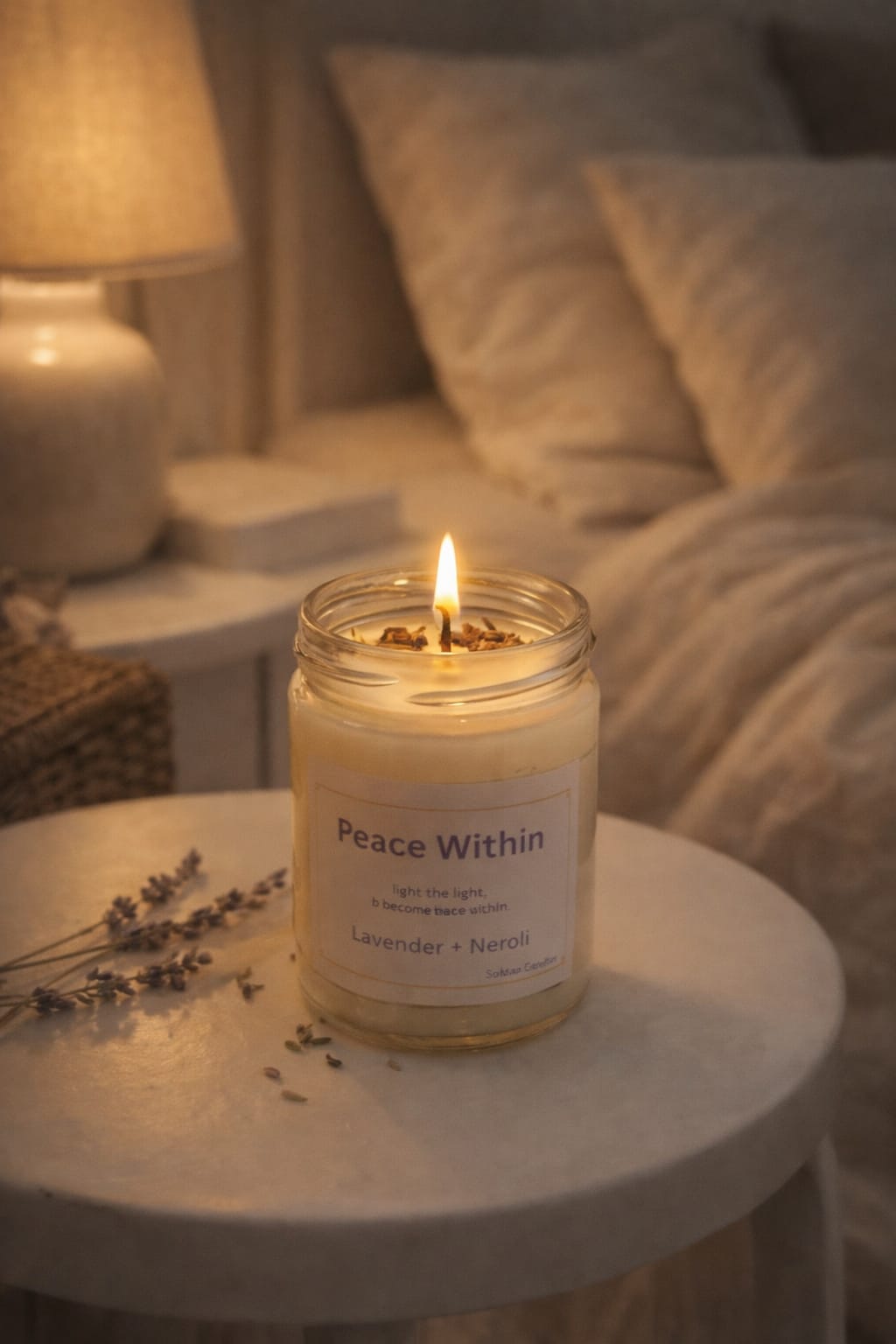 Peace Within – Lavender + Neroli Healing Candle