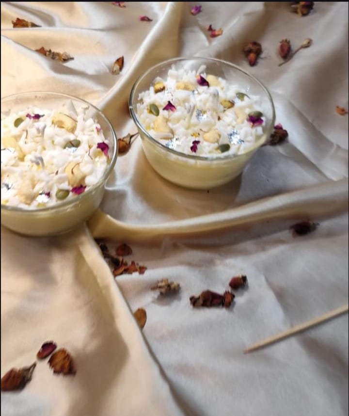 Kheer Dessert Bowl Candle