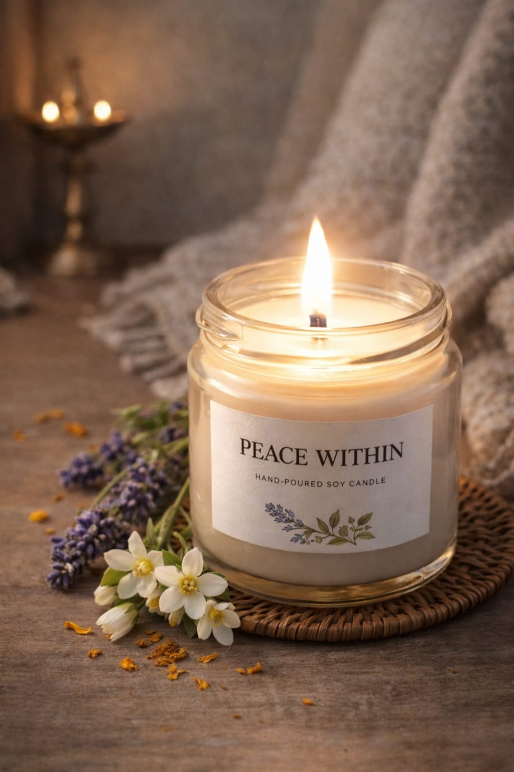Peace Within – Lavender + Neroli Healing Candle